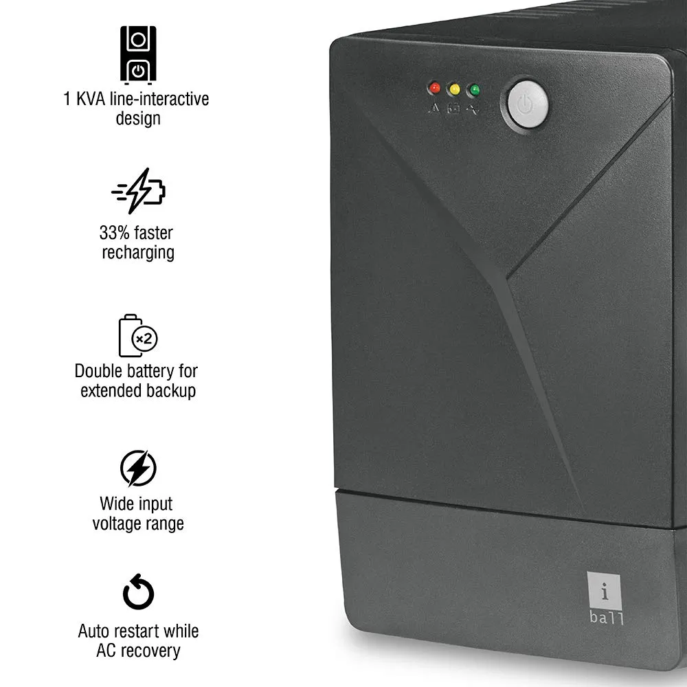 Iball UPS 1000VA NIRANTAR 1170 view 4